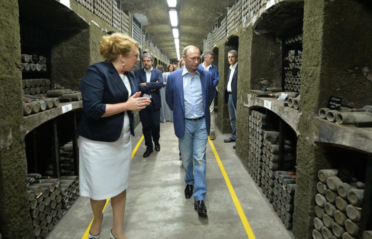  «Массандру» посетили президент России и бывший премьер Италии
