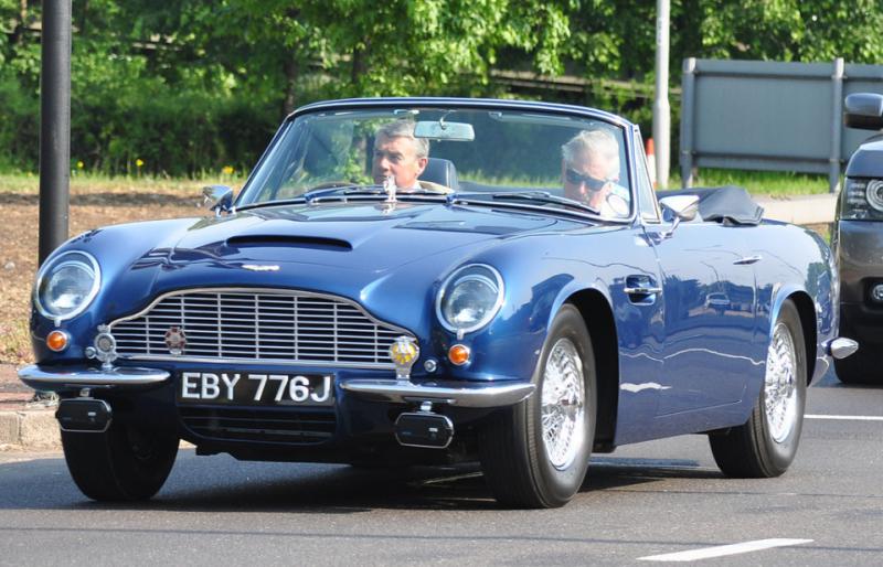 Aston Martin принца Чарльза работает на вине