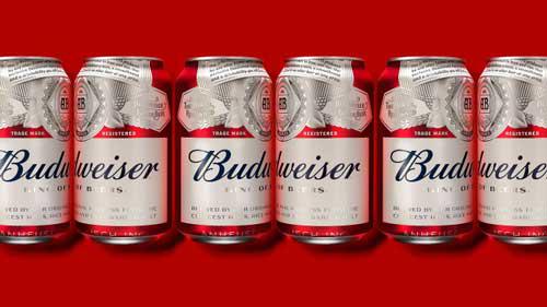  Пиво Budweiser обновило дизайн