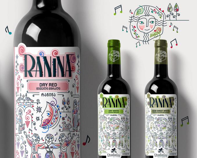  Этикетка грузинского вина «Ранина» названа лучшей по версии The Dieline