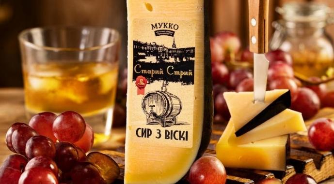  На українському ринку з’явився сир із віскі