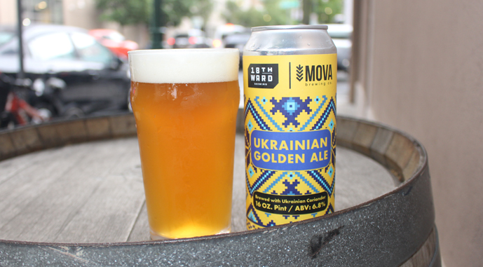 Українська броварня MOVA об’єднує зусилля з американською 18th Ward Brewing для створення українського золотого елю