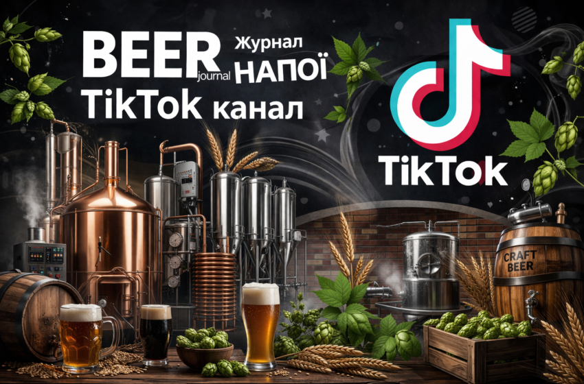  Медіагрупа «Технології та Інновації» представили TikTok-проєкт «Напої»: все про пивоваріння, технології та галузеві Форуми